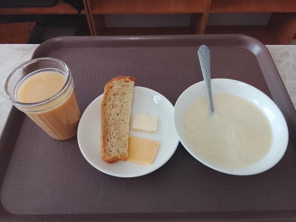 Меню на понедельник, 1 неделя, 1 смена